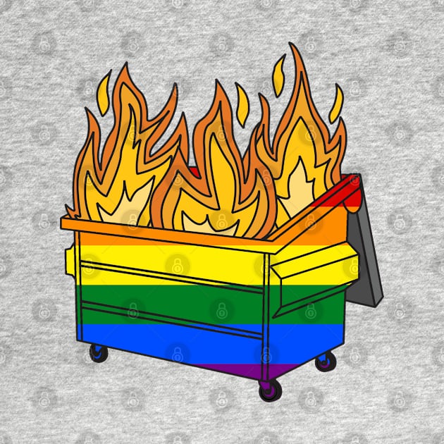 Pride Dumpster Fire by PorcelainRose